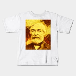 Jean Charles Galissard de Marignac Golden Portrait | Jean Charles Galissard de Marignac Artwork 11 Kids T-Shirt